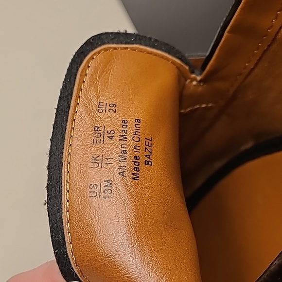 🖤 Franco Sarto Bazel Platform Lug Sole‎ Loafers Size 13 Euc - Picture 11 of 14